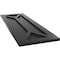 Ekena Millwork True Fit PVC San Carlos Mission Style Fixed Mount Shutters, Black, 12W x 32H, PR TFP001SC12X032BL - alternate 5